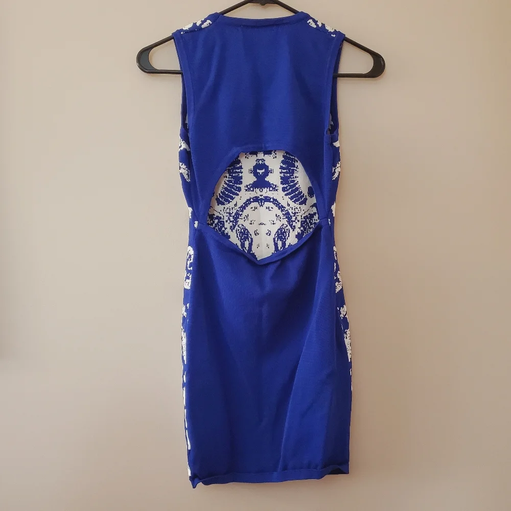 Wow Couture - 🦋 Butterfly jacquard bandage dress - Size M - Picture 5 of 8